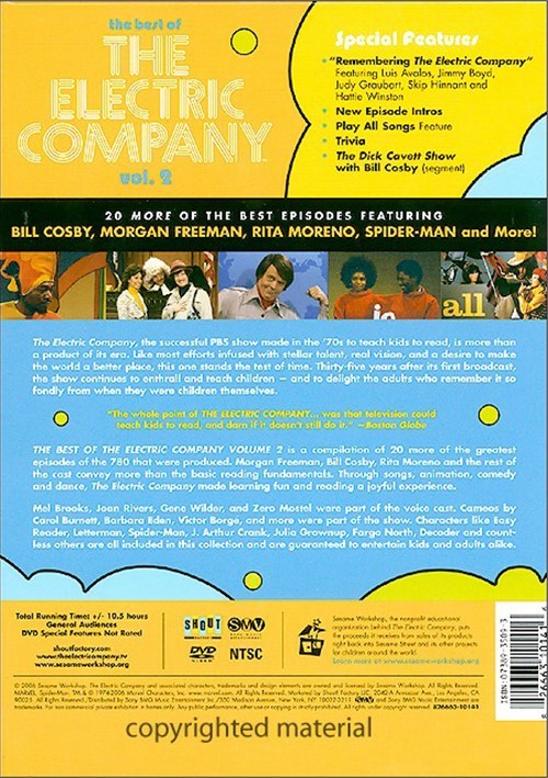 Best Of Electric Company, The Volume 2 (DVD 1971) DVD Empire