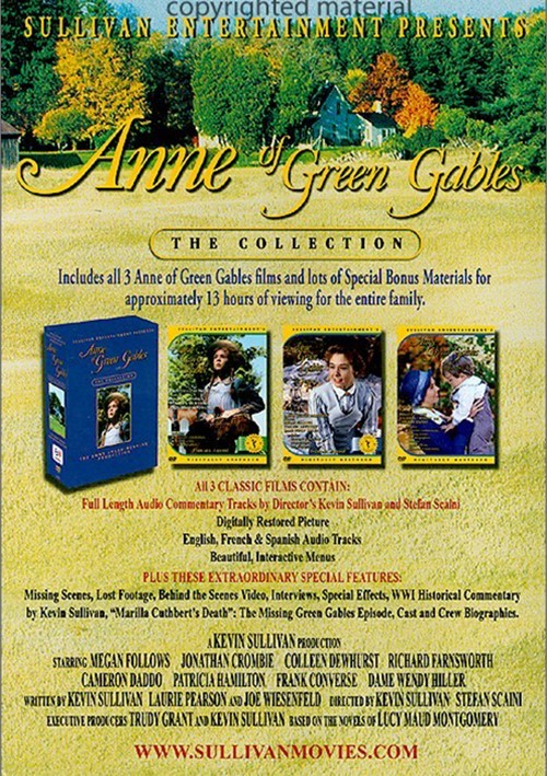 Anne Of Green Gables: The Trilogy (Boxed Set) (DVD) | DVD Empire
