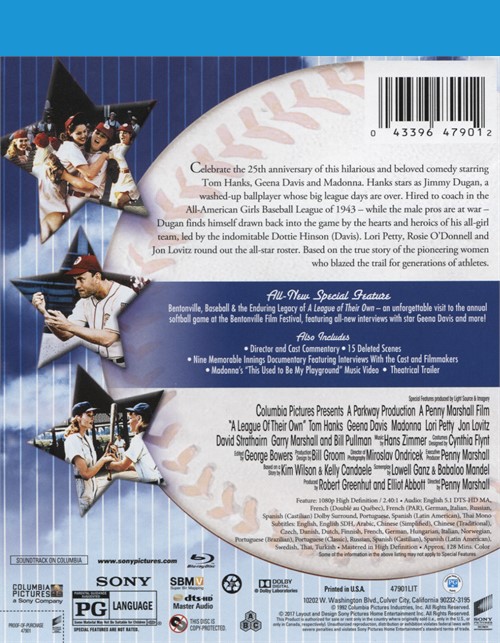 League of Their Own, A: 20th Anniversary Edition (Blu-ray + UltraViolet