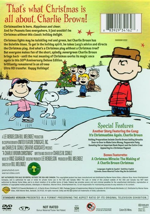 Charlie Brown Christmas, A 50th Anniversary Deluxe Edition (DVD 1965