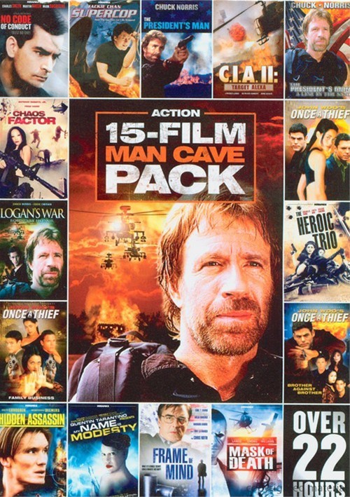 15 Movie Man Cave Action Pack Vol. 1 (DVD) DVD Empire