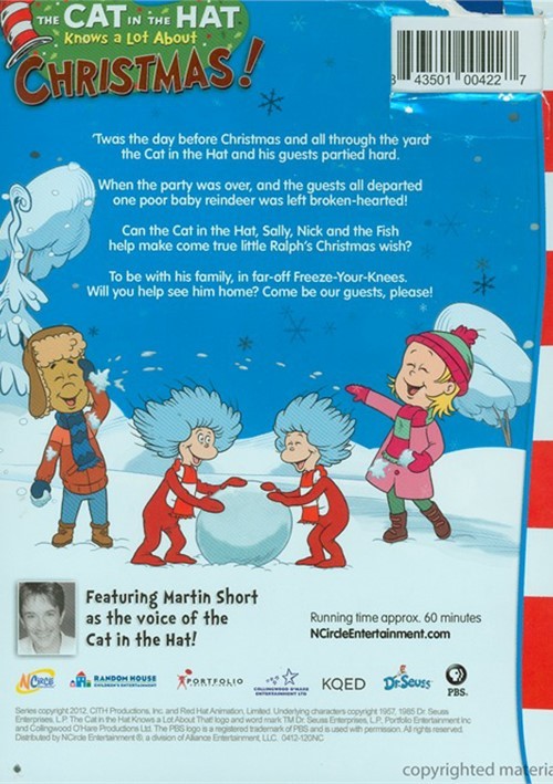 Dr. Seuss The Cat In The Hat Knows A Lot About Christmas! (DVD) DVD