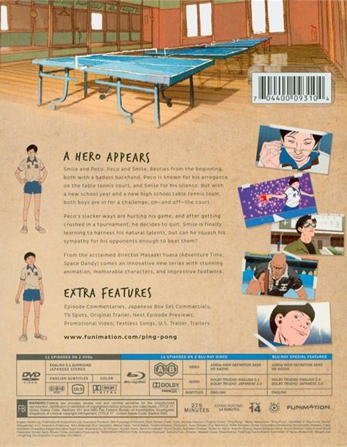 Ping Pong : The Animation - DVD, Blu-Ray