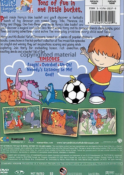 Harry And His Bucket Full Of Dinosaurs: Volume 1 (DVD 2005) | DVD Empire