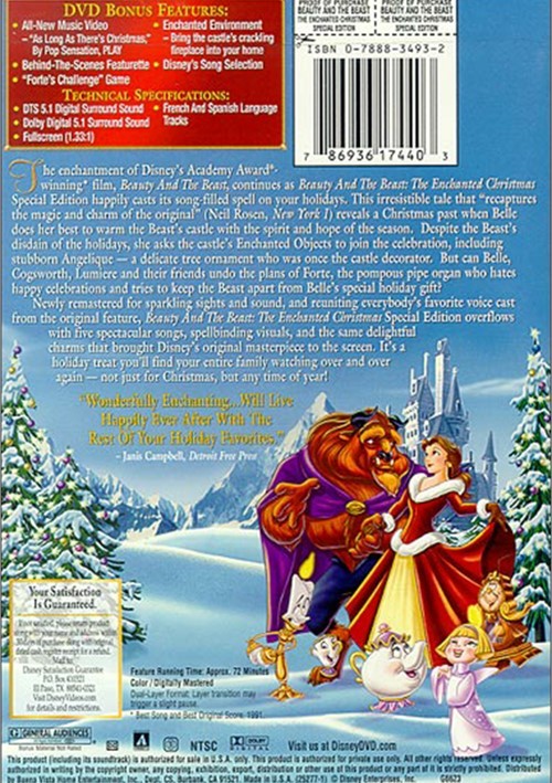 Beauty And The Beast The Enchanted Christmas Special Edition (DVD 2002