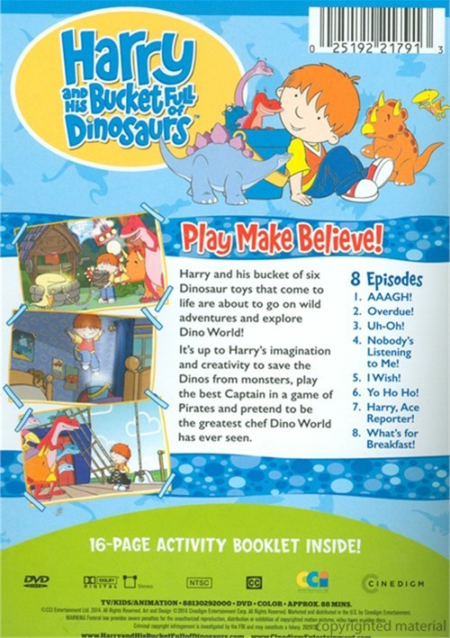 Harry And His Bucket Full Of Dinosaurs: Play Make Believe (DVD) | DVD