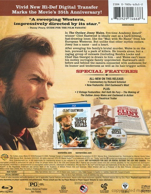 Bluray The Outlaw Josey Wales /