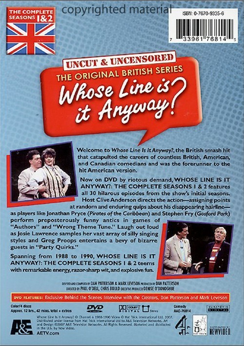 Whose Line Is It Anyway?: The Complete Seasons 1 & 2 (British Series