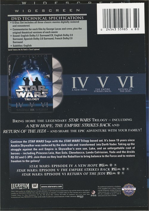 star wars sequel trilogy dvd set