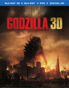 Godzilla (Blu-ray 3D + Blu-ray + DVD + UltraViolet) Blu-ray