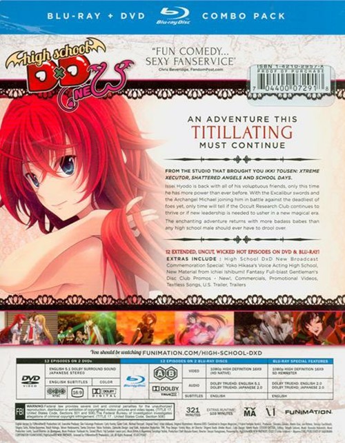 High School Dxd New - Season 2 Blu-Ray