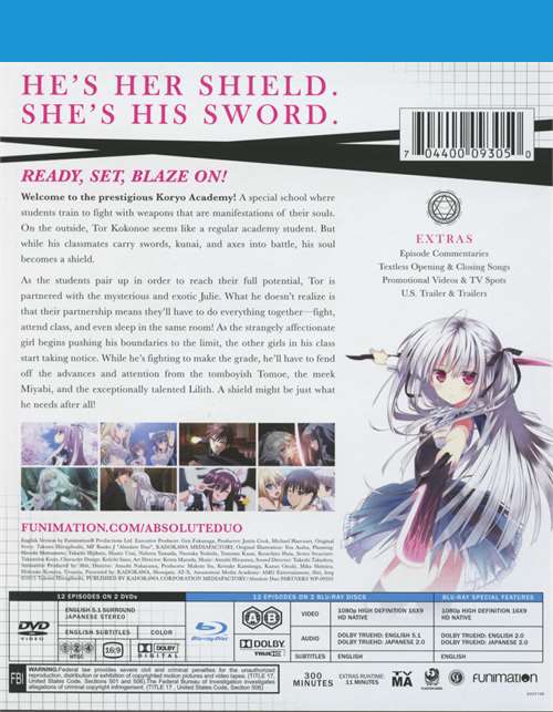 Absolute Duo – The Complete Series – Coming Soon 