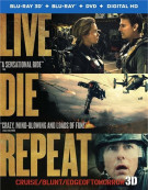 Live Die Repeat: Edge Of Tomorrow (Blu-ray 3D + Blu-ray + DVD + UltraViolet) Blu-ray