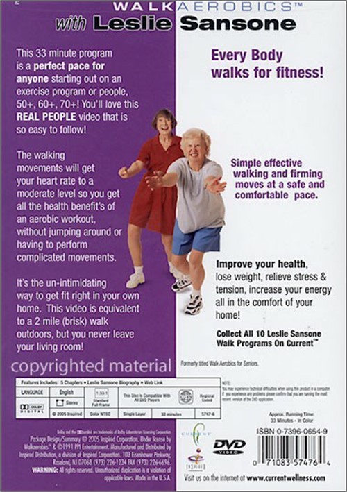 Leslie Sansone For Seniors Walk (DVD 2005) DVD Empire
