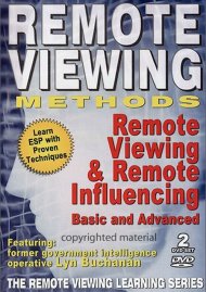 Remote Viewing Methods: Remote Viewing & Remote Influencing - 2 DVD Set Remote Viewing Methods: Remote Viewing & Remote Influencing - 2 DVD Set Boxcover