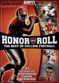 Honor Roll: The Best Of College Football - Vol. 1 Honor Roll: The Best Of College Football - Vol. 1 Boxcover