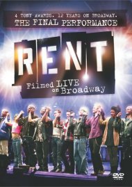 Rent: Filmed Live On Broadway Rent: Filmed Live On Broadway Boxcover