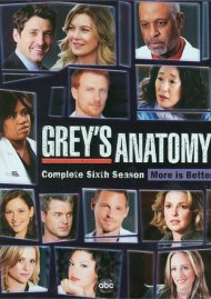 Grey's Anatomy: Complete Season Six - More Is Better Grey's Anatomy: Complete Season Six - More Is Better Boxcover