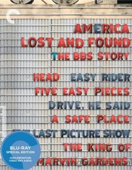 America Lost And Found: The BBS Story - The Criterion Collection America Lost And Found: The BBS Story - The Criterion Collection Boxcover