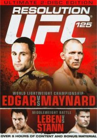 UFC 125: Resolution UFC 125: Resolution Boxcover