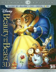 Beauty And The Beast 3D: Diamond Edition (Blu-ray 3D + Blu-ray + DVD + Digital Copy) Beauty And The Beast 3D: Diamond Edition (Blu-ray 3D + Blu-ray + DVD + Digital Copy) Boxcover