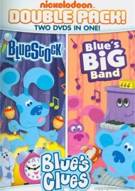 Blue's Clues: Blue's Big Band & Bluestock (Double Feature) Blue's Clues: Blue's Big Band & Bluestock (Double Feature) Boxcover