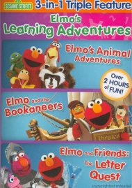 Elmo's Learning Adventures (Triple Feature) Elmo's Learning Adventures (Triple Feature) Boxcover