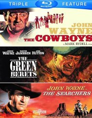 Cowboys, The / The Green Berets / The Searchers (Triple Feature) Cowboys, The / The Green Berets / The Searchers (Triple Feature) Boxcover