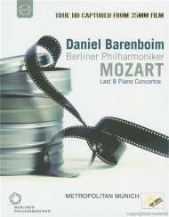 Daniel Barenboim: Mozart's Last 8 Piano Concertos Daniel Barenboim: Mozart's Last 8 Piano Concertos Boxcover