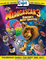 Madagascar 3: Europe's Most Wanted 3D (Blu-ray 3D + Blu-ray + DVD + Digital Copy) Madagascar 3: Europe's Most Wanted 3D (Blu-ray 3D + Blu-ray + DVD + Digital Copy) Boxcover
