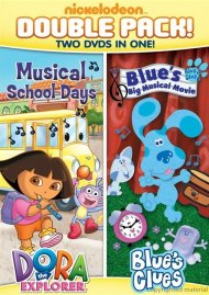 Dora & Blue's Clues Double Feature: Dora Musical School Days & Blue's Big Musical Movie Dora & Blue's Clues Double Feature: Dora Musical School Days & Blue's Big Musical Movie Boxcover