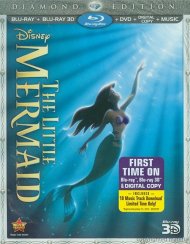 Little Mermaid 3D, The: Diamond Edition (Blu-ray 3D + Blu-ray + DVD + Digital Copy) Little Mermaid 3D, The: Diamond Edition (Blu-ray 3D + Blu-ray + DVD + Digital Copy) Boxcover