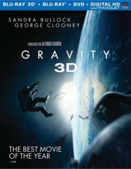 Gravity 3D (Blu-ray 3D + Blu-ray + DVD + UltraViolet) Gravity 3D (Blu-ray 3D + Blu-ray + DVD + UltraViolet) Boxcover