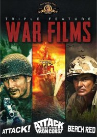 War Films Triple Feature: Attack! / Attack On The Iron Coast / Beach Red War Films Triple Feature: Attack! / Attack On The Iron Coast / Beach Red Boxcover