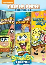 SpongeBob SquarePants Triple Feature: SpongeBob Goes Prehistoric / Home Sweet Pineapple / Where's Gary? SpongeBob SquarePants Triple Feature: SpongeBob Goes Prehistoric / Home Sweet Pineapple / Where's Gary? Boxcover