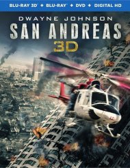 San Andreas (Blu-ray 3D + Blu-ray + DVD + UltraViolet) San Andreas (Blu-ray 3D + Blu-ray + DVD + UltraViolet) Boxcover