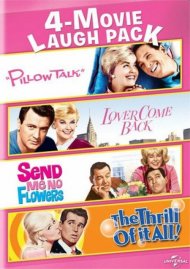 4-Movie Laugh Pack: Pillow Talk / Lover Come Back / Send Me No Flowers / The Thrill Of It All 4-Movie Laugh Pack: Pillow Talk / Lover Come Back / Send Me No Flowers / The Thrill Of It All Boxcover