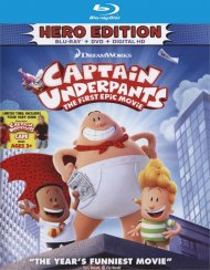 Captain Underpants: First Epic Movie - Hero Edition(Blu-ray + DVD Digital HD Combo)