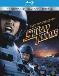 Starship Troopers: 20th Anniversary Edition (4k Ultra HD + Blu-ray + UltraViolet) Starship Troopers: 20th Anniversary Edition (4k Ultra HD + Blu-ray + UltraViolet) Boxcover