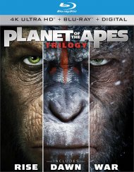 Planet of the Apes: The Complete Trilogy (4k Ultra HD + Blu-ray + UltraViolet) Planet of the Apes: The Complete Trilogy (4k Ultra HD + Blu-ray + UltraViolet) Boxcover