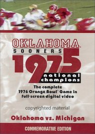1975 Oklahoma National Championship Game 1975 Oklahoma National Championship Game Boxcover