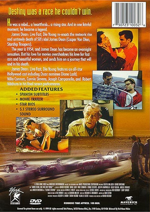 James Dean Live Fast, Die Young (DVD 1999) DVD Empire