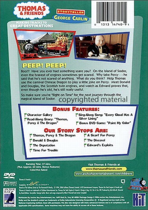 Thomas & Friends Thomas, Percy & The Dragon (DVD 1994) DVD Empire