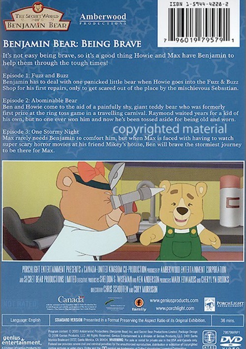 Secret World Of Benjamin Bear, The Being Brave With Benjamin Bear (DVD