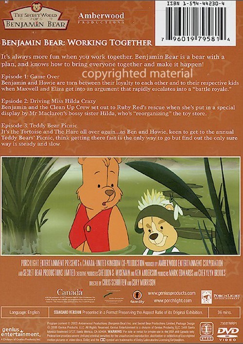 Secret World Of Benjamin Bear, The Working Together With Benjamin Bear