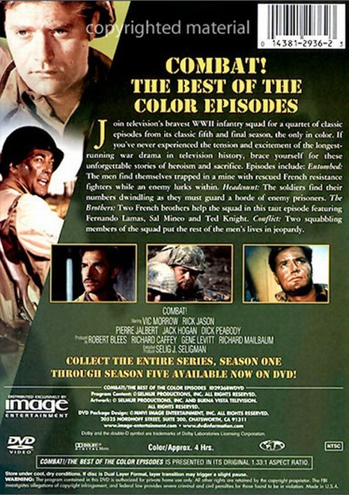 Combat! The Best Of The Color Episodes (DVD 1967) DVD Empire