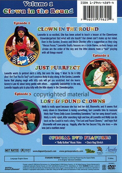 Big Comfy Couch, The Season 7 Volume 1 (DVD 2006) DVD Empire