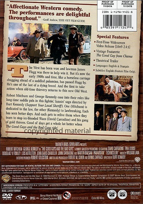 Good Guys & The Bad Guys, The (DVD 1969) DVD Empire
