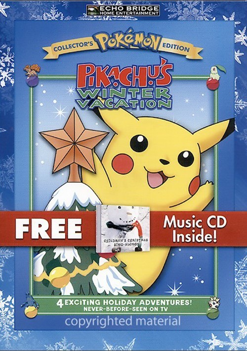 Pokemon: Pikachu's Winter Vacation (With Bonus Music CD) (DVD) | DVD Empire