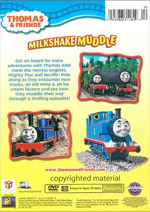 Thomas & Friends Milkshake Muddle (DVD) DVD Empire